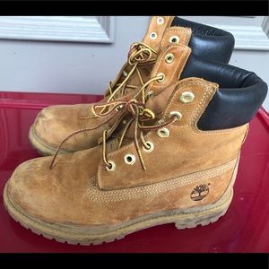 Timberland AF Full Leather 6” premium boots Sz 7.5